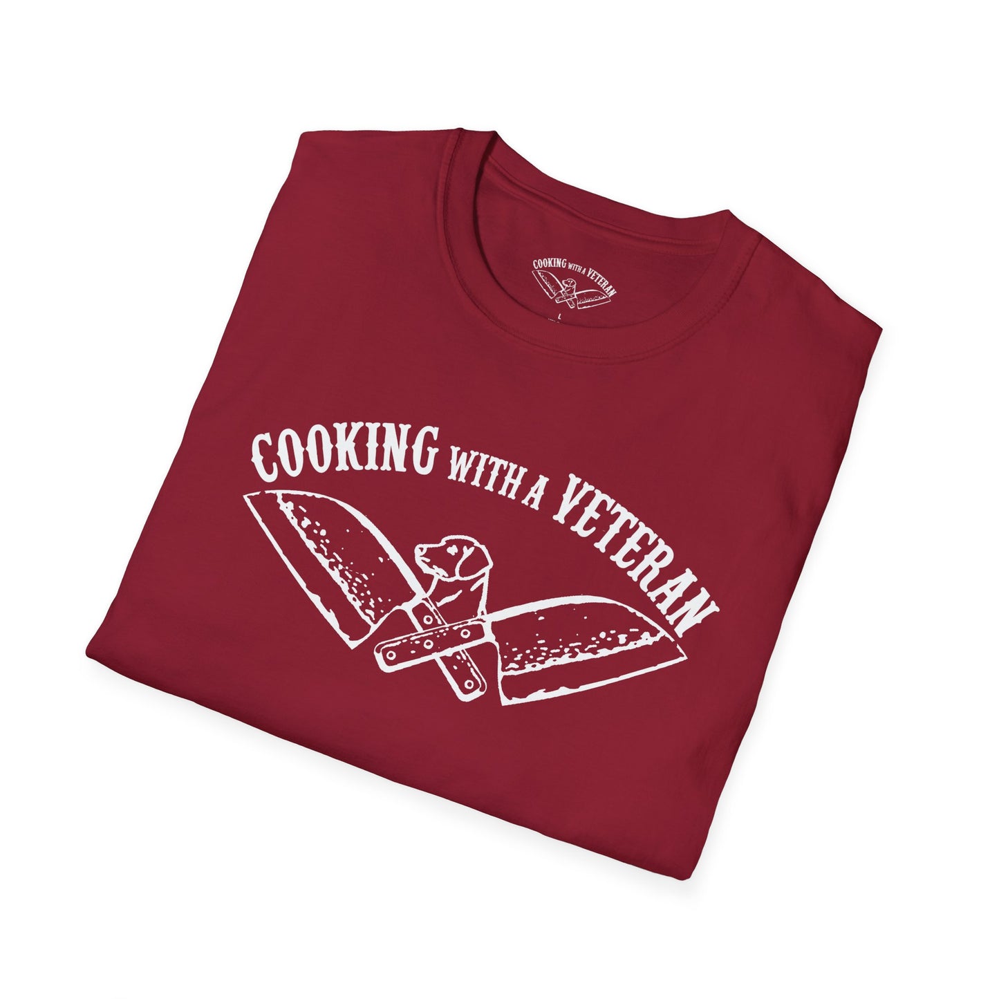 Cooking with a Veteran T's Unisex Softstyle T-Shirt