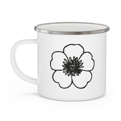 Cooking with a Veteran Enamel Camping Mug