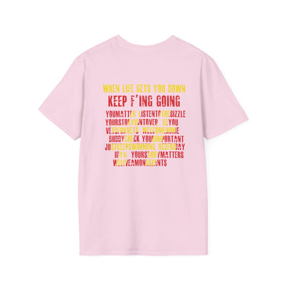 KFinG Red and Gold Unisex Softstyle T-Shirt