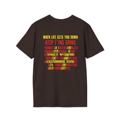 KFinG Red and Gold Unisex Softstyle T-Shirt