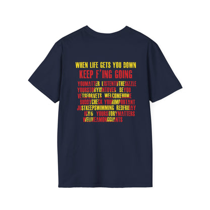 KFinG Red and Gold Unisex Softstyle T-Shirt