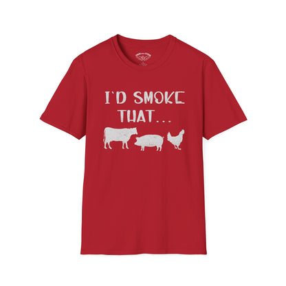 Id Smoke That Unisex Softstyle T-Shirt