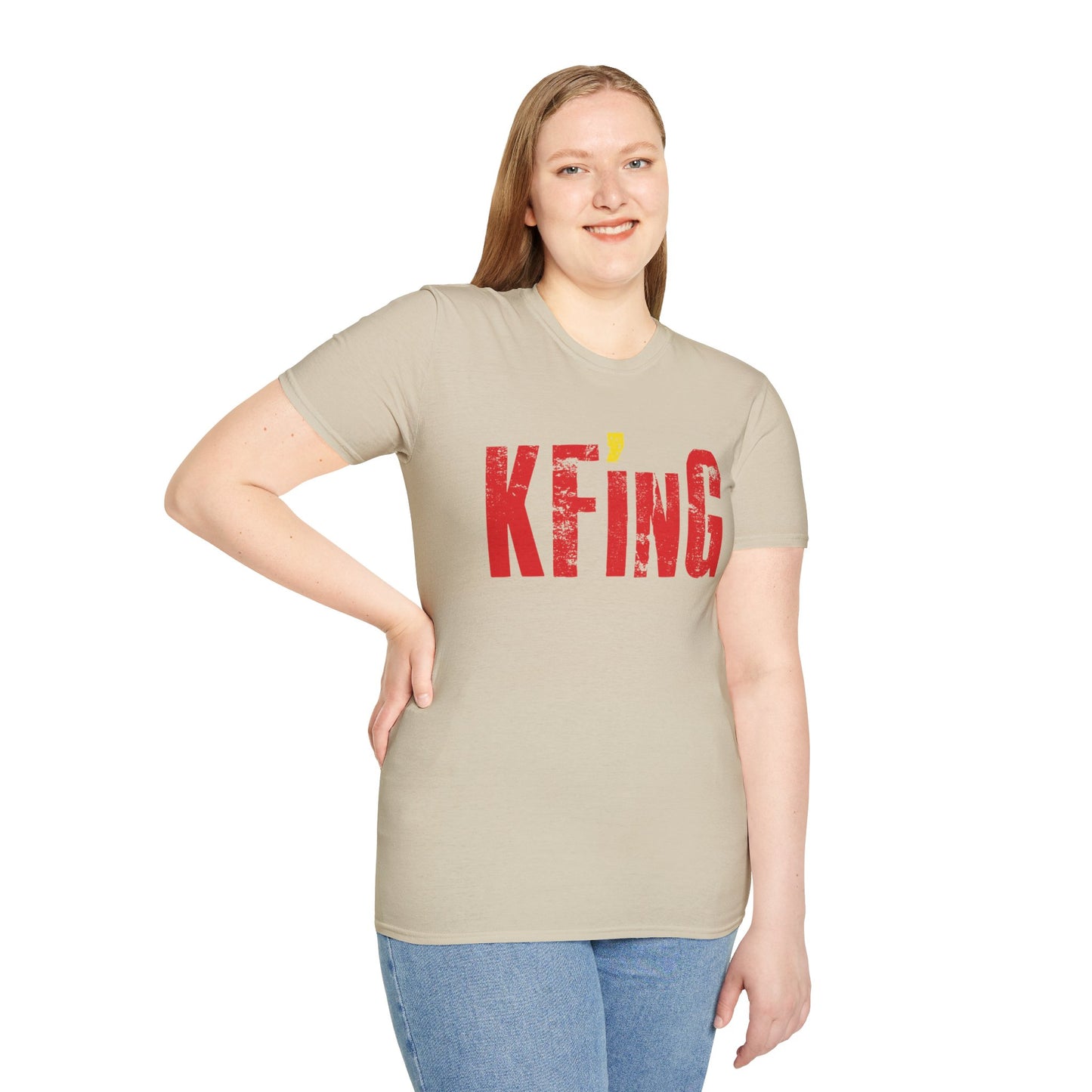 KFinG Red and Gold Unisex Softstyle T-Shirt