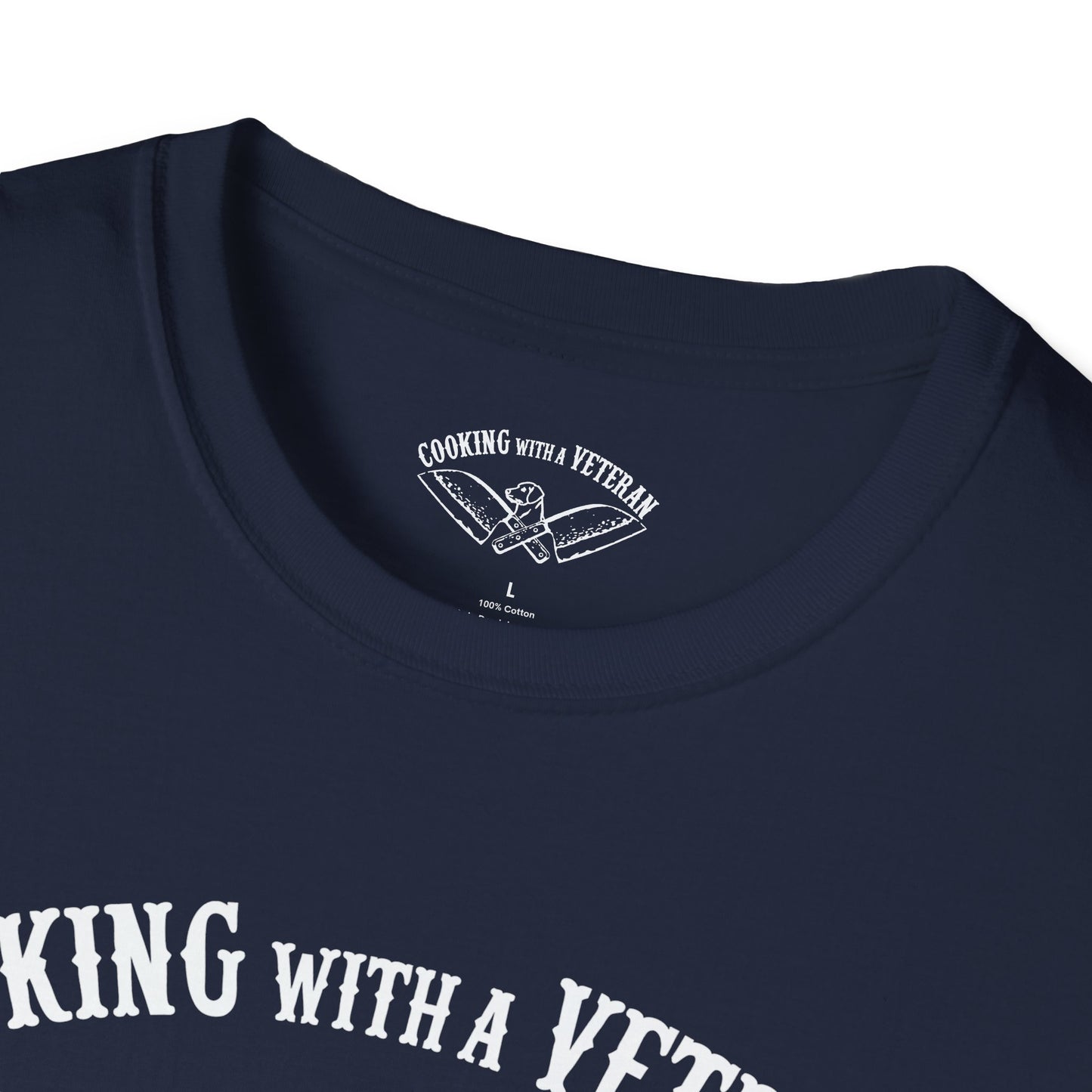 Cooking with a Veteran T's Unisex Softstyle T-Shirt
