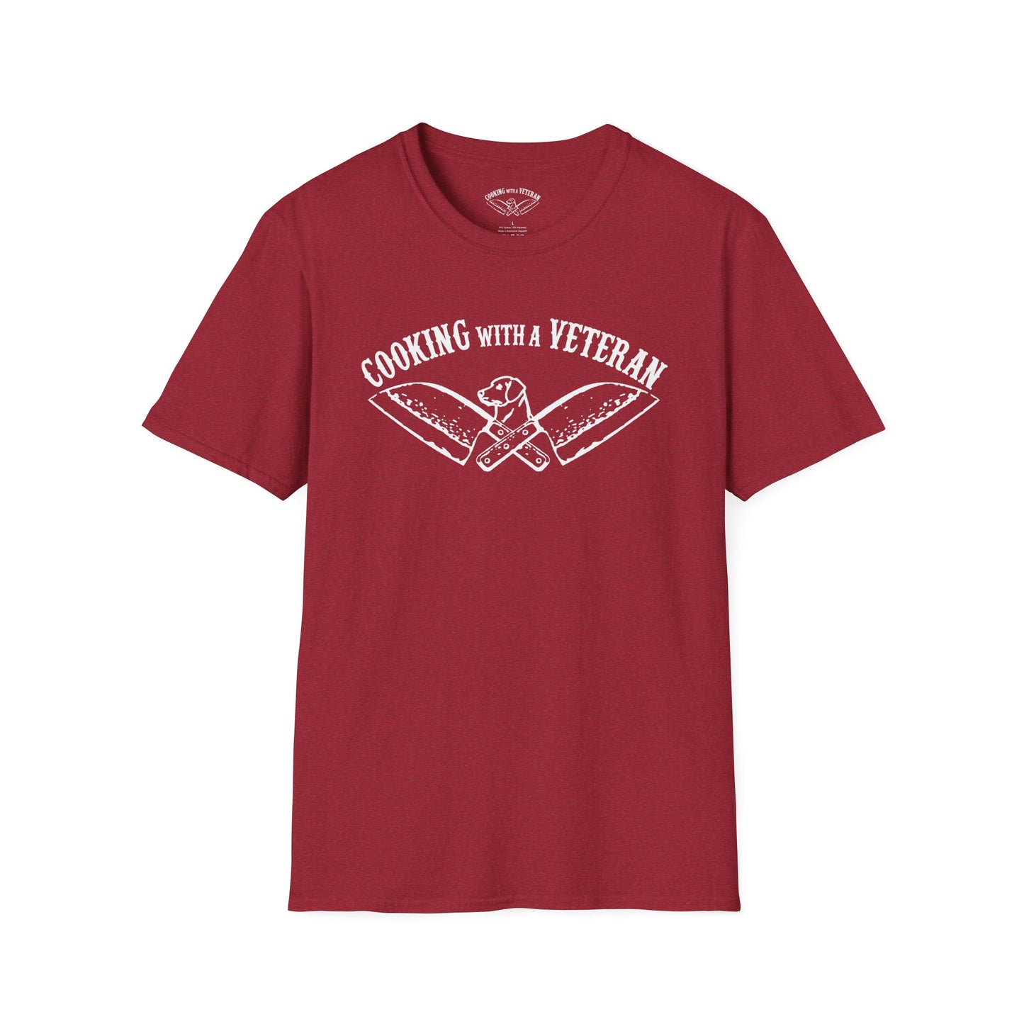 Cooking with a Veteran T's Unisex Softstyle T-Shirt