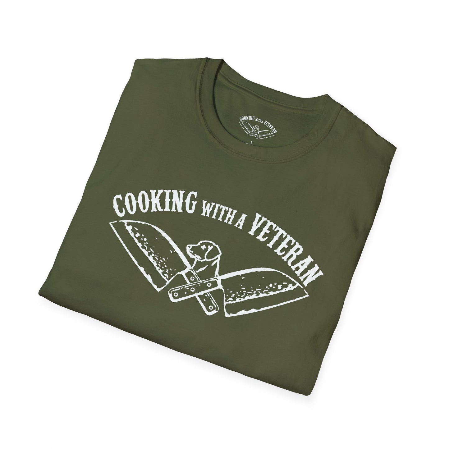 Cooking with a Veteran T's Unisex Softstyle T-Shirt