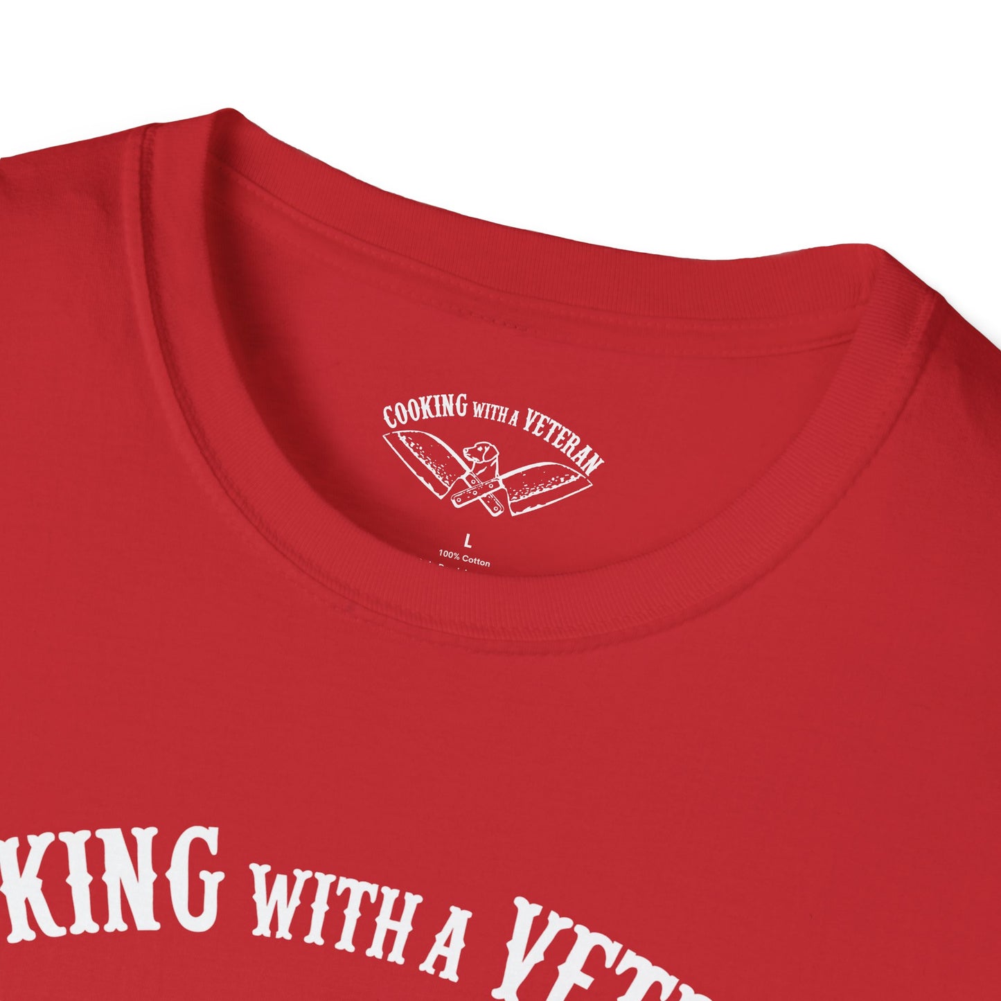 Cooking with a Veteran T's Unisex Softstyle T-Shirt