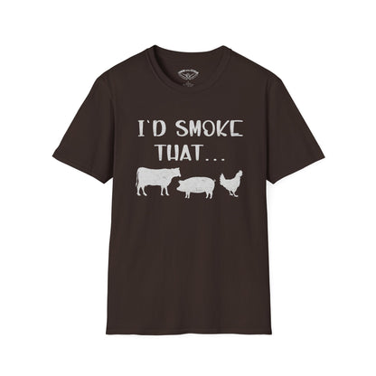 Id Smoke That Unisex Softstyle T-Shirt
