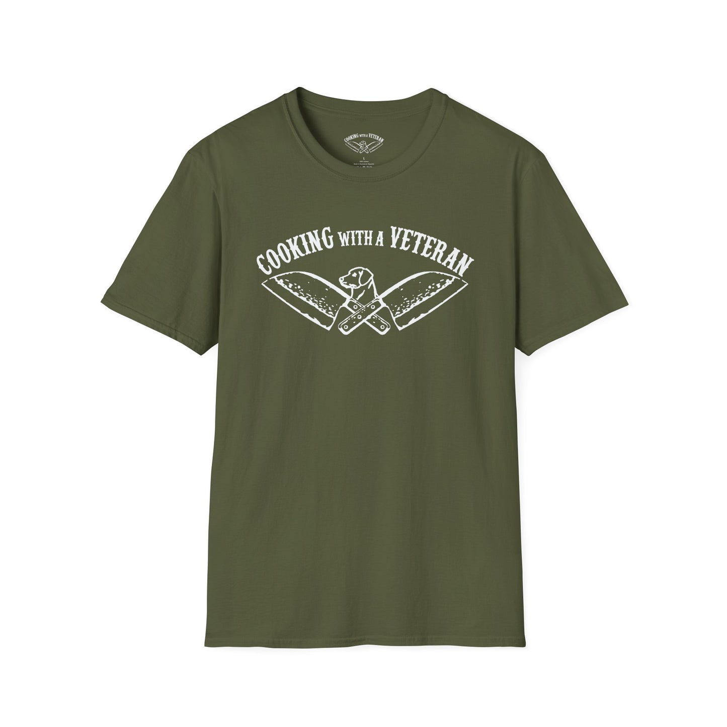 Cooking with a Veteran T's Unisex Softstyle T-Shirt