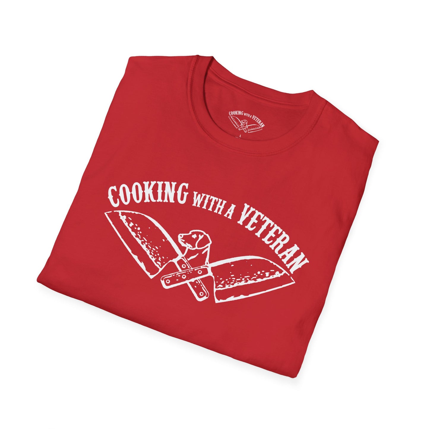 Cooking with a Veteran T's Unisex Softstyle T-Shirt