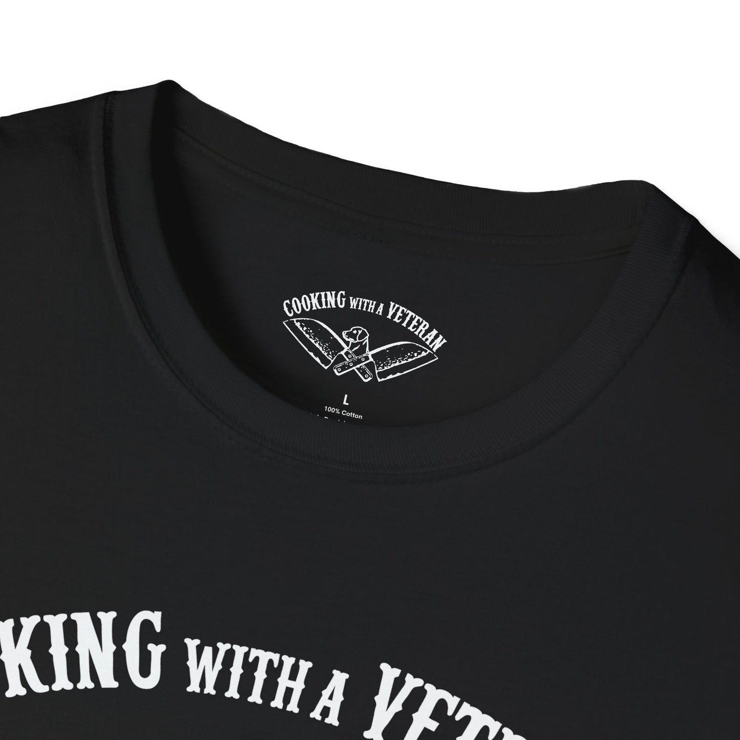 Cooking with a Veteran T's Unisex Softstyle T-Shirt