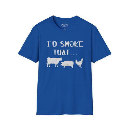Id Smoke That Unisex Softstyle T-Shirt