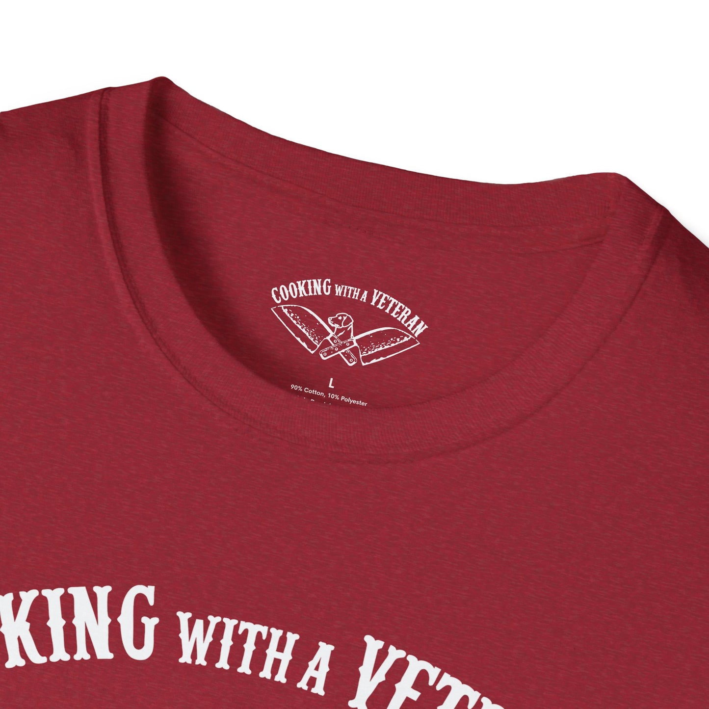 Cooking with a Veteran T's Unisex Softstyle T-Shirt