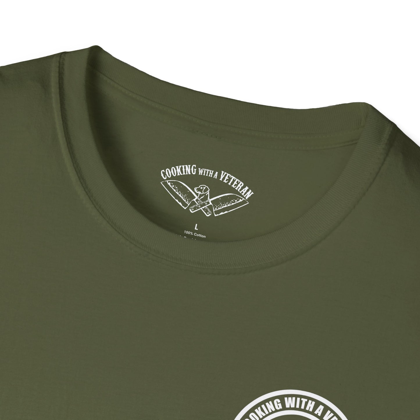 Cooking with a Veteran Seal Unisex Softstyle T-Shirt