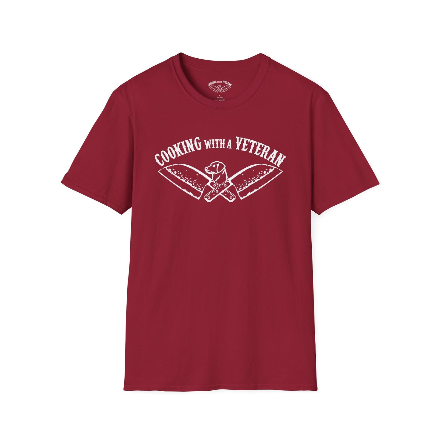 Cooking with a Veteran T's Unisex Softstyle T-Shirt