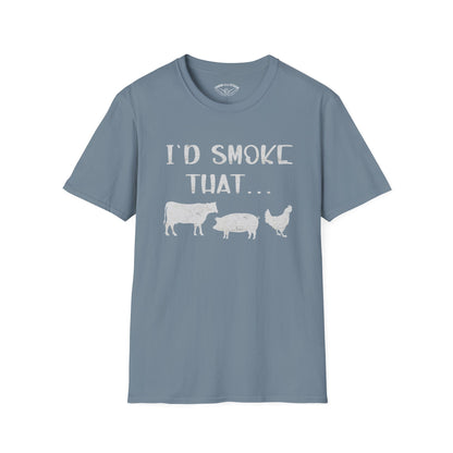 Id Smoke That Unisex Softstyle T-Shirt