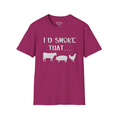 Id Smoke That Unisex Softstyle T-Shirt