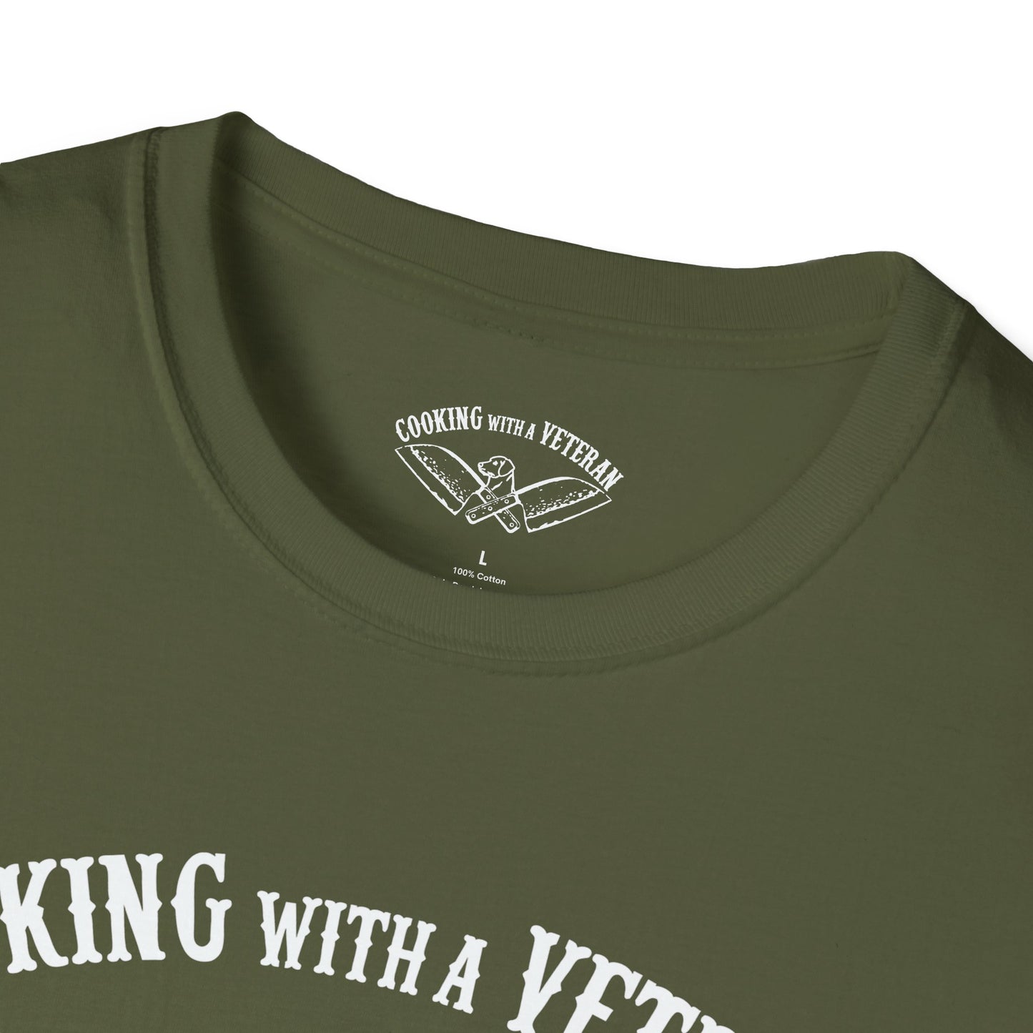 Cooking with a Veteran T's Unisex Softstyle T-Shirt
