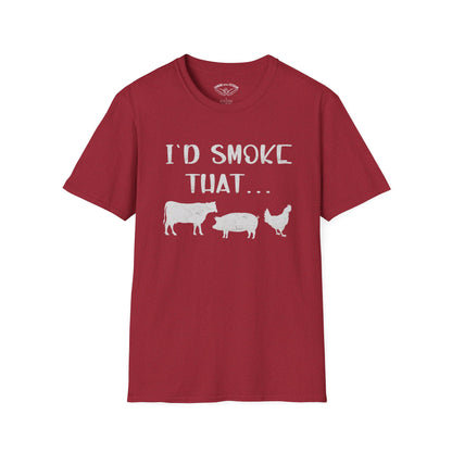 Id Smoke That Unisex Softstyle T-Shirt