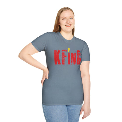 KFinG Red and Gold Unisex Softstyle T-Shirt